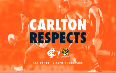 Game Changers proud to play for Carlton Respects